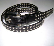 Punk Belt with two Rows Pyramid 